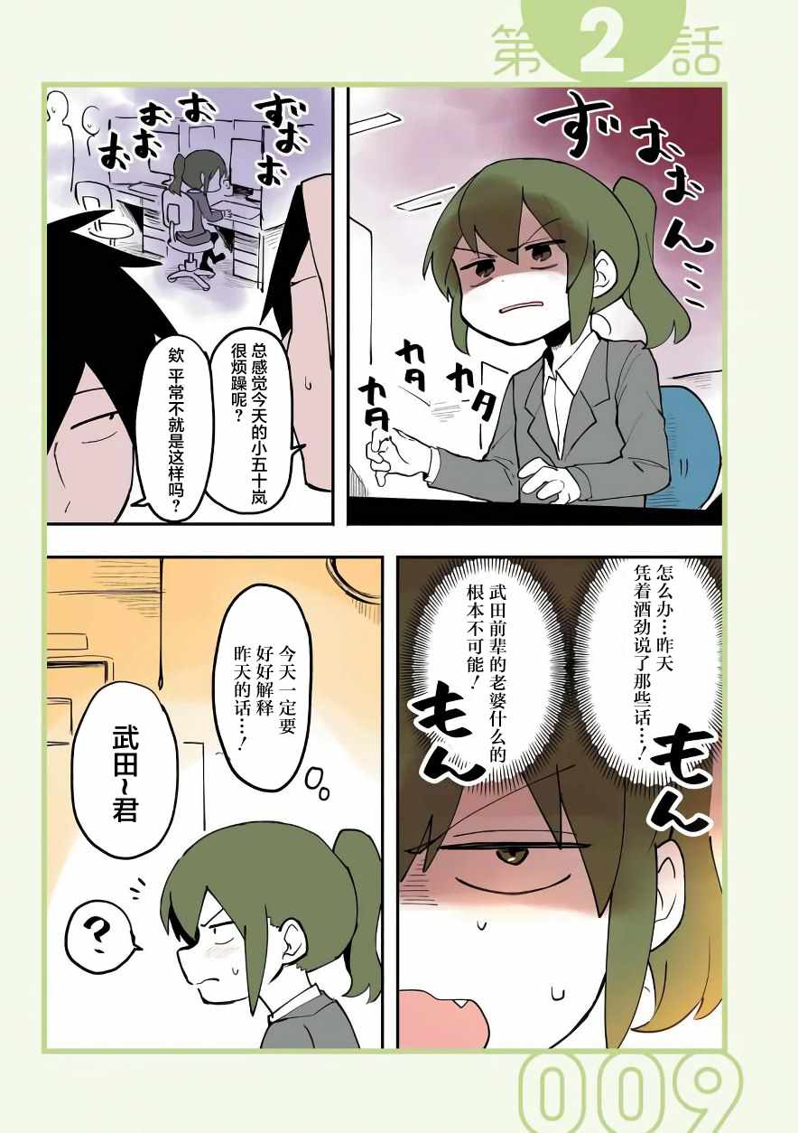 前輩很煩人的事 002話