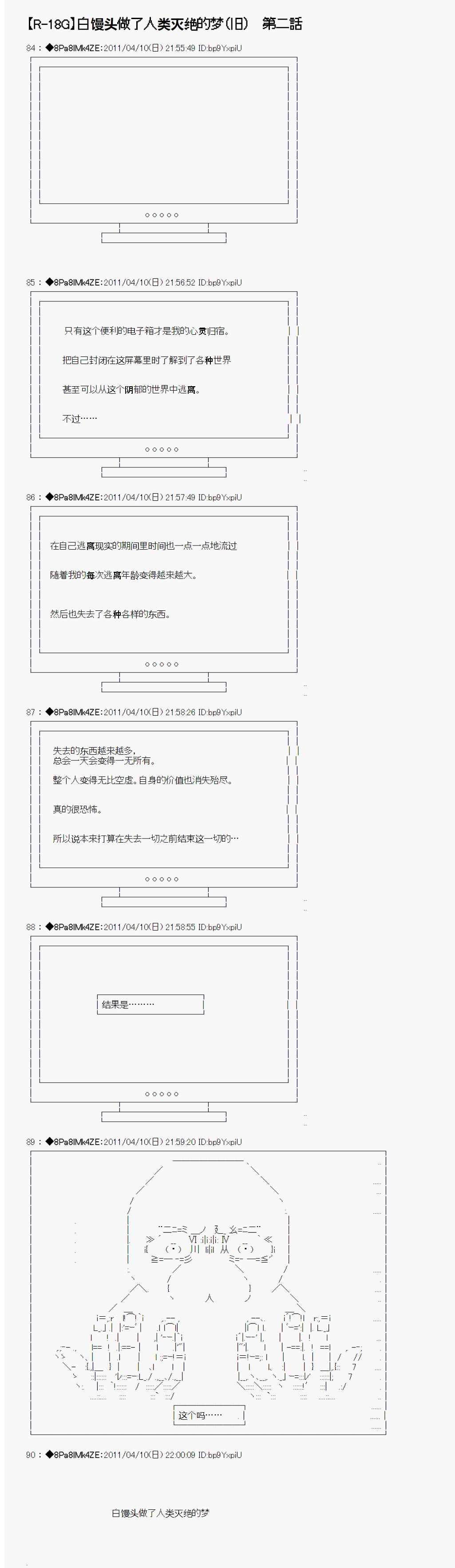 人類滅絕的夢 002話