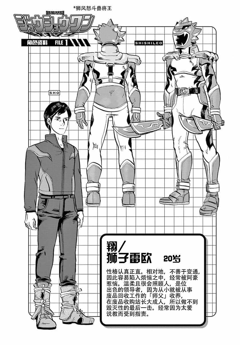 獸將王人物設定1（劇中劇人物設定1）
