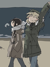 少女終末旅行推特草圖